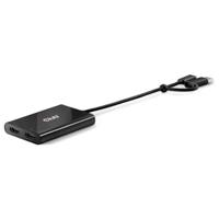 club3D USB-C Adapter [1x USB-A-stekker, USB-C stekker - 1x HDMI-stekker, DisplayPort stekker] Club 3D - Videoadapter - 24 pin USB-C, USB Typ A (M) 0.18 m - thumbnail
