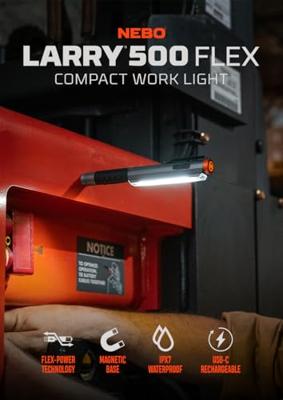 Nebo Lil Larry 500 Flex Oplaadbare Zaklamp