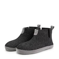 Travelin&apos; Women - Ankle high slipper - Dark Grijs - Maat 38 - thumbnail