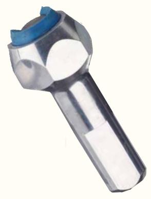 Alpina abs spaaknippels 14g/16.0mm/ø4/fg2.3 messing nikkel (37 st.)