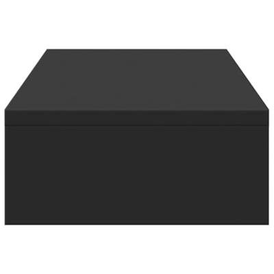 VidaXL Monitorstandaard verstelbaar 60x24x10,5 cm bewerkt hout zwart VidaXL Monitorstandaard verstelbaar 60x24x10,5 cm bewerkt hout zwart