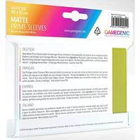 Gamegenic - Sleeves Matte Prime Lime (100 Sleeves) - thumbnail