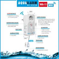 Protector 15021 WA-11 Watermelder met WiFi-alarmdoorschakeling Met externe sensor werkt op het lichtnet - thumbnail