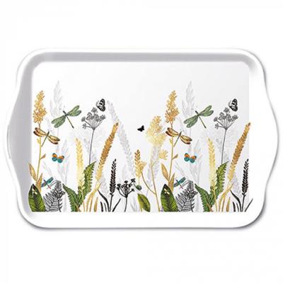 Ambiente tray ornamental flowers 13x21cm Ambiente tray ornamental flowers 13x21cm