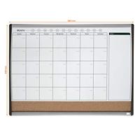 Nobo combibord, kurk en magnetische whiteboard maandplanner, ft 58,5 x 43 cm - thumbnail