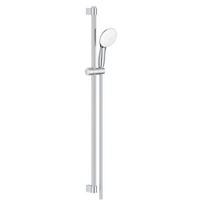 GROHE Tempesta 110 Glijstangset - 90cm - ronde handdouche - 1 straalsoort - gladde doucheslang - chroom 27925003