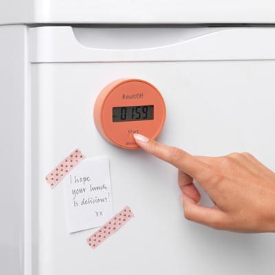 Brabantia Tasty+ Magnetische Kookwekker Terracotta Pink Brabantia Tasty+ Magnetische Kookwekker Terracotta Pink