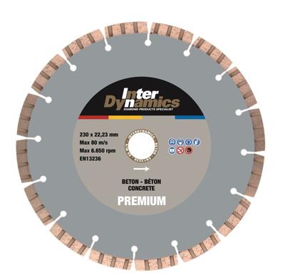 Inter Dynamics Diamantzaag Beton Premium 300x20mm - 320320