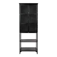 Dutchbone Opbergkast Denver 160.5 x 60cm - Zwart - thumbnail