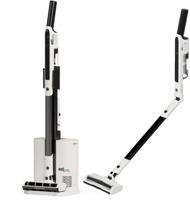 Draadloze steelstofzuiger - EZICLEAN Cyclomax R15 station - 20000 Pa - 30 min - 2,2 L - Wit / Zwart - thumbnail