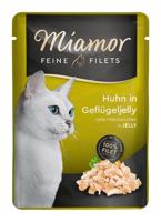 MIAMOR Feine Filets Chicken with poultry jelly - nat kattenvoer - 100g - thumbnail
