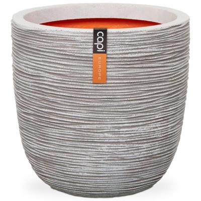 Capi Pot Bol Rib NL 35x34 cm - Ivoor - thumbnail
