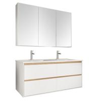 Differnz Providence badmeubelset 120 cm FSC wit - thumbnail