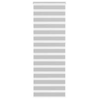 VidaXL Zebra rolgordijn 90x230 cm stofbreedte 85,9 cm lichtgrijs - thumbnail