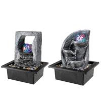 Fontein polyresin met bal kleur H25.5cm - thumbnail