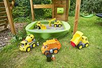 Big Simba power-worker kiepwagen + figuur - thumbnail