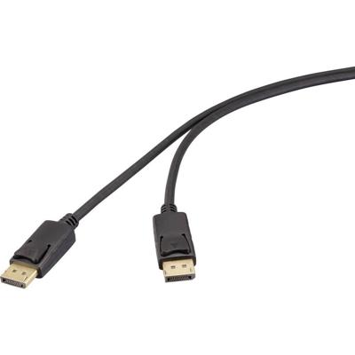 Renkforce RF-6830472 DisplayPort-kabel DisplayPort Aansluitkabel DisplayPort-stekker, DisplayPort-stekker 1.00 m Zwart 4K UHD Renkforce RF-6830472 DisplayPort-kabel DisplayPort Aansluitkabel DisplayPort-stekker, DisplayPort-stekker 1.00 m Zwart 4K UHD