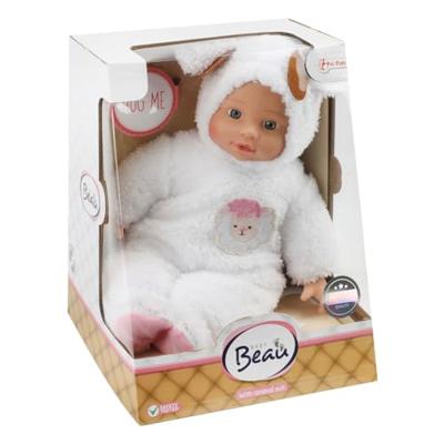 Beau Baby babypop in dierenpakje schaap Beau Baby babypop in dierenpakje schaap