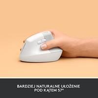 Logitech Lift for Business Wit Ergonomische Draadloze Muis - thumbnail