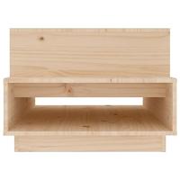 Salontafel 80x55x40,5 cm massief grenenhout - thumbnail