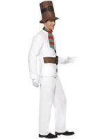 Sneeuwman kerst verkleedkleren man - thumbnail