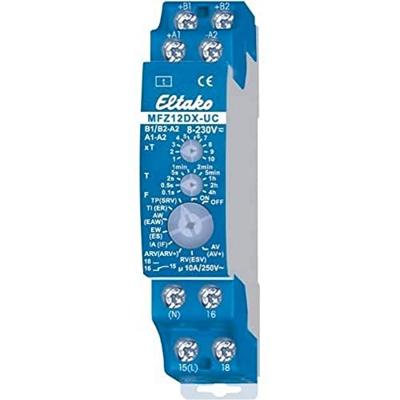 Eltako 23001005 MFZ12DX-UC Tijdrelais Multifunctioneel 230 V 1 stuk(s) Tijdsduur: 0.1 s - 40 h 1x wisselcontact