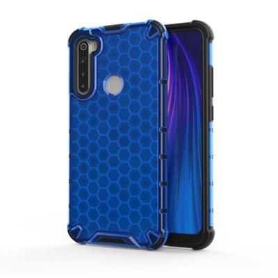 Voor OPPO Realme 5 schokbestendige honingraat PC + TPU case (blauw)