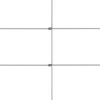 VidaXL Hek 50x1,2 m gegalvaniseerd staal zilverkleurig - thumbnail