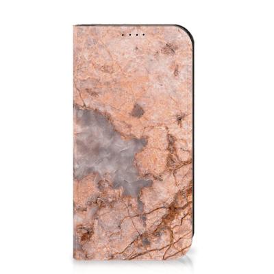 iPhone 15 Pro | Standcase | Marmer Oranje