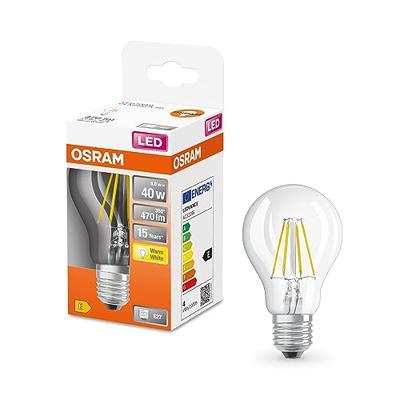 OSRAM HOMELIGHTING 4058075112216 LED-lamp Energielabel E (A - G) E27 Peer 4 W = 40 W Warmwit (Ø x l) 60 mm x 105 mm 1 stuk(s)