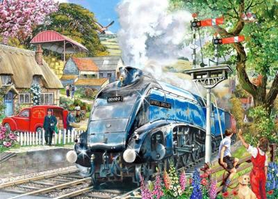Knight Train Puzzel 500 XL Stukjes Knight Train Puzzel 500 XL Stukjes