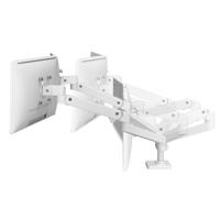 Ergotron 45-686-290 Monitor-tafelbeugel Aantal monteerbare displays: 2 Display(s) 68,6 cm (27) Wit In hoogte verstelbaar, Kantelbaar - thumbnail