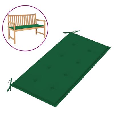 VidaXL Tuinbankkussen 100x50x3 cm oxford stof groen