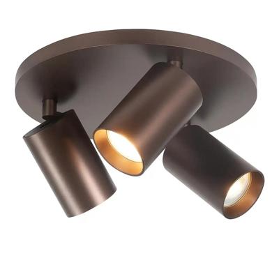 Highlight OpbouwspotMila 3-lichts rond choco - S7492.04