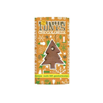 Chocolade tony's chocolonely kerst melk gemberkoek