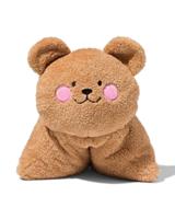 HEMA Kussen met knuffel-deken hond - thumbnail