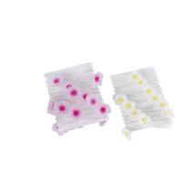 Lichtsnoer Flowers roze/geel a2 LED/kunststof 2xAA incl. batterij 2x2x220cm - thumbnail