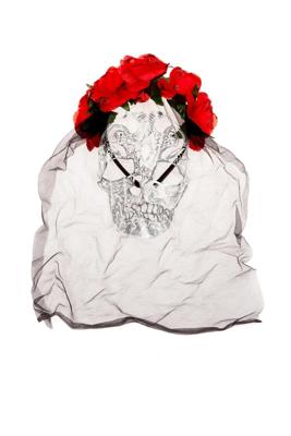 Diadeem Day of the dead met sluier