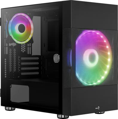 Aerocool Atomic Mini Tower Zwart Aerocool Atomic Mini Tower Zwart