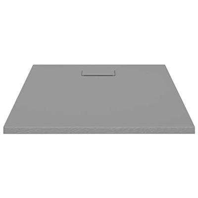 VidaXL Douchebak 100x80 cm smc grijs