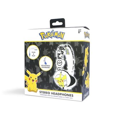 OTL Technologies Pokémon Japanese Hoofdtelefoons Hoofdband 3,5mm-connector Zwart, Wit, Geel OTL Technologies Pokémon Japanese Hoofdtelefoons Hoofdband 3,5mm-connector Zwart, Wit, Geel