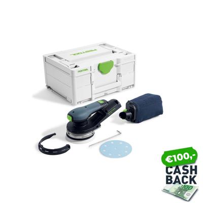 Festool ETSC 2 125-Basic 577733 Excentrische accuschuurmachine 18 V Ø 125 mm