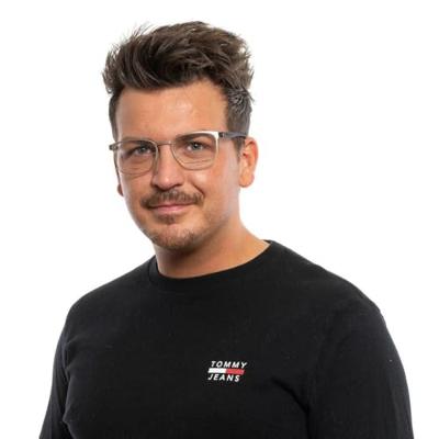 Heren Brillenframe Porsche P8353-54B Gouden ø 54 mm