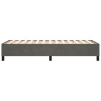 Boxspringframe fluweel donkergrijs 100x200 cm - thumbnail