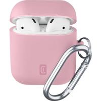 Cellularline Bounce Soft Touch Silicone AirPod case met haak voor Apple AirPods 1 & 2 - thumbnail