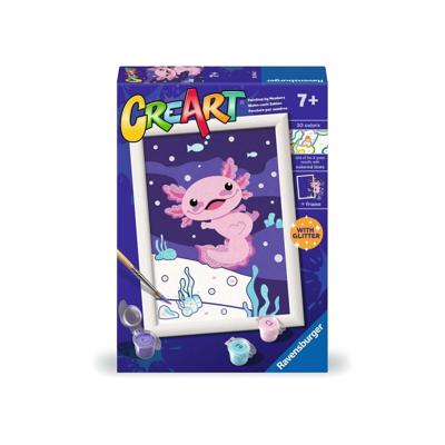 Ravensburger CreArt Schilderen op Nummer Axolotl Ravensburger CreArt Schilderen op Nummer Axolotl