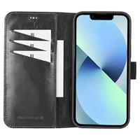 NorthLife - iPhone 13 Pro Max - Lederen Afneembare 2-in-1 bookcase hoes - Zwart - thumbnail