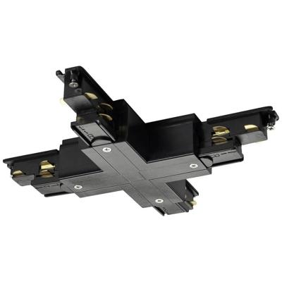 SLV 1002655 S-TRACK 230V-railsysteemcomponenten T-verbinder Zwart SLV 1002655 S-TRACK 230V-railsysteemcomponenten T-verbinder Zwart