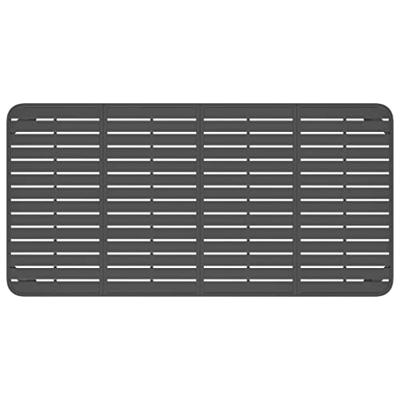 Tuintafel 200x100x71 cm staal antracietkleurig