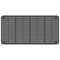 Tuintafel 200x100x71 cm staal antracietkleurig - thumbnail